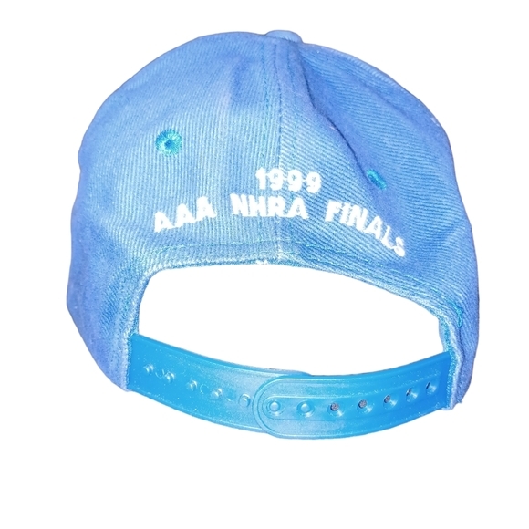 Federal Mogul Drag Racing Series Baseball Hat Snapback NHRA Blue Motorsports Cap - Picture 3 of 5